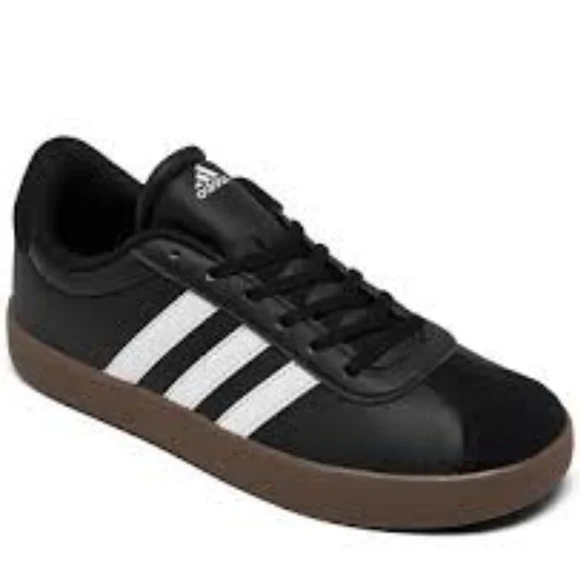 New Adidas Women's Black and White Sneakers - Picture 5 of 6